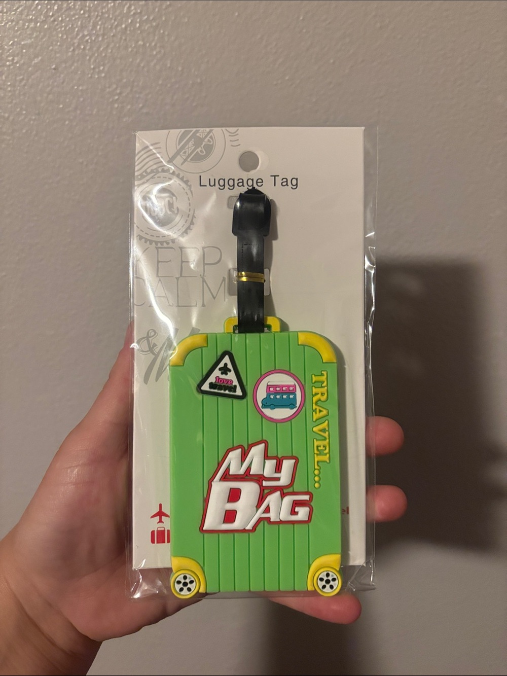 Kids Green 'My Bag' Luggage Tag - Travel ID